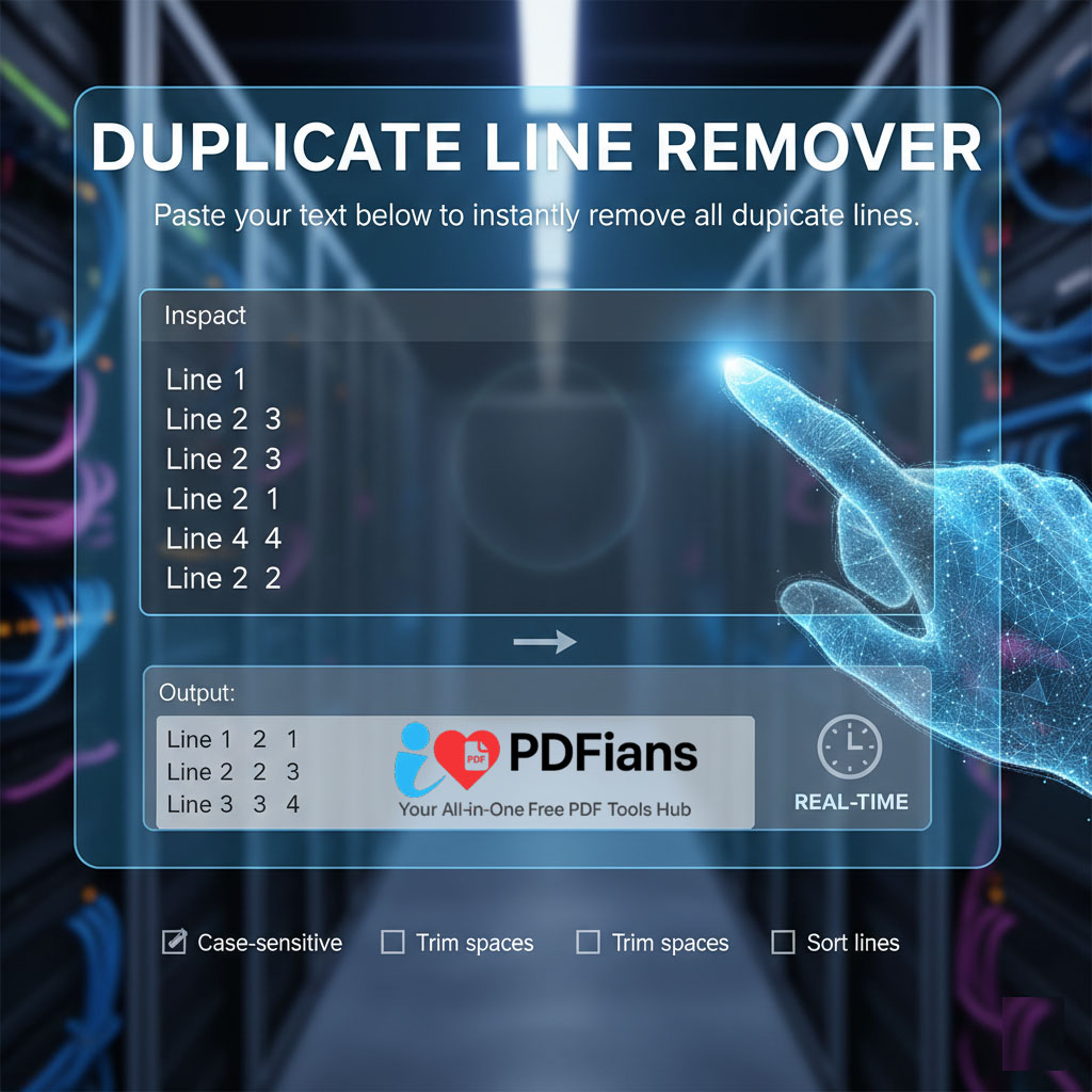 Duplicate Line Remover