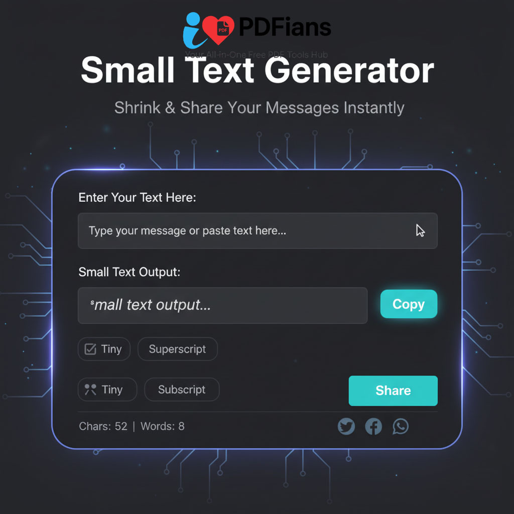 Small Text Generator
