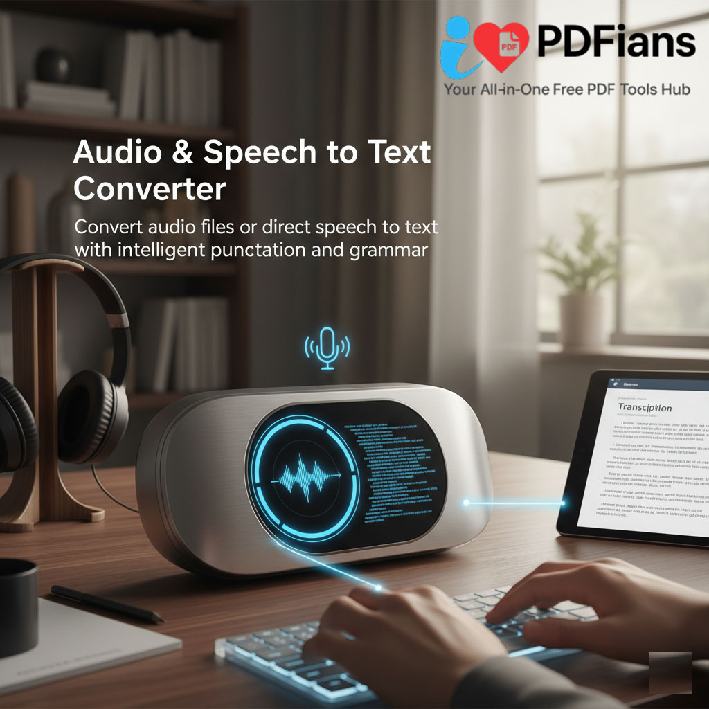 Audio & Speech to Text Converter